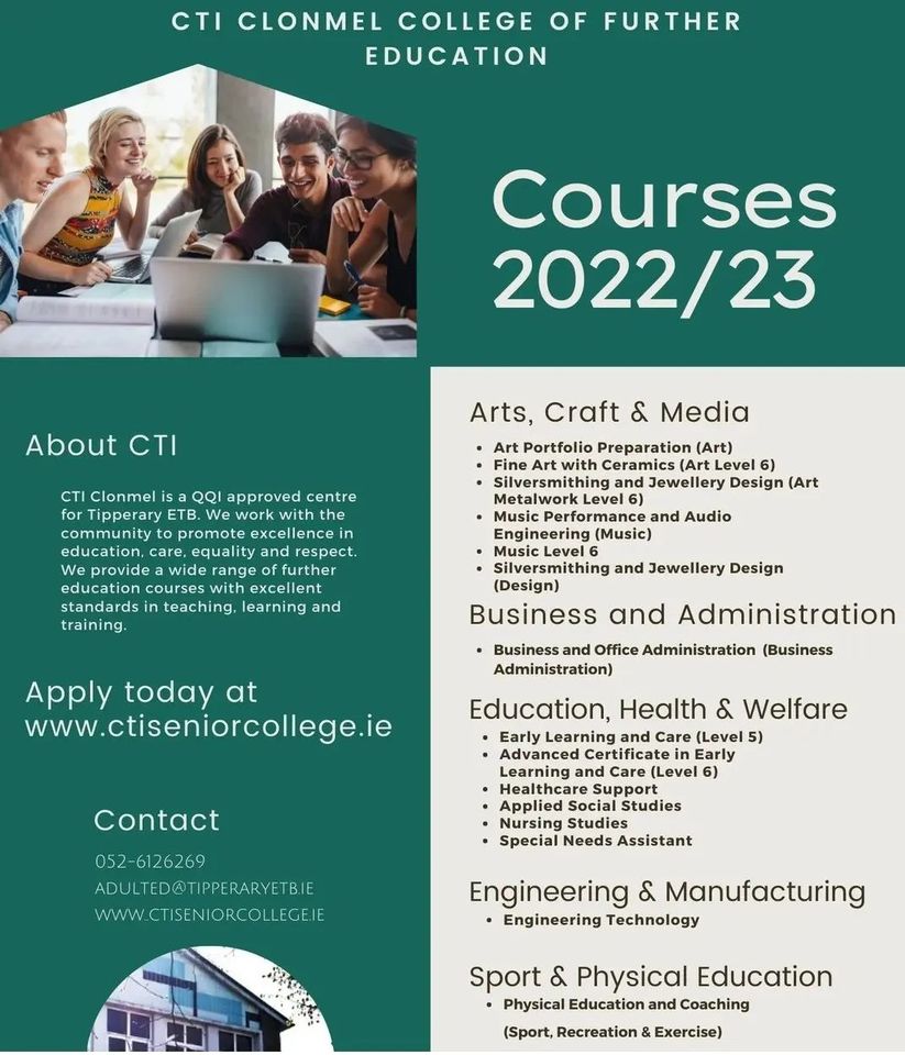 List of courses in CTI